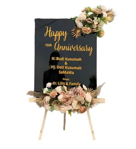 Papan Bunga Akrilik Air Hangat Barat