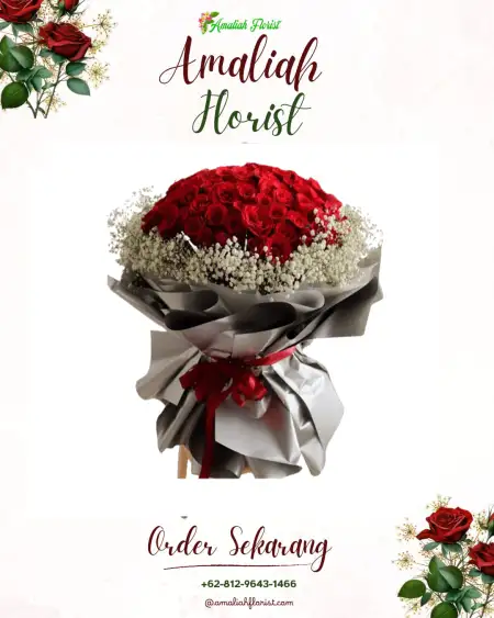 Buket Bunga Air Hangat Barat