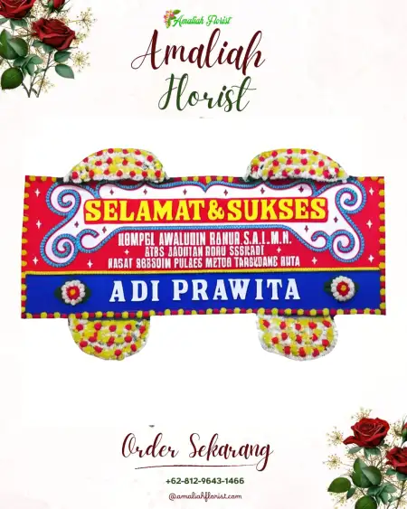 Papan Bunga Ucapan Selamat Air Hangat Barat